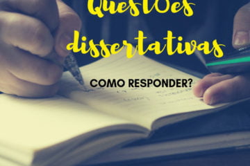 Post do Instagram com o título da postagem: Questões dissertativas como responder?