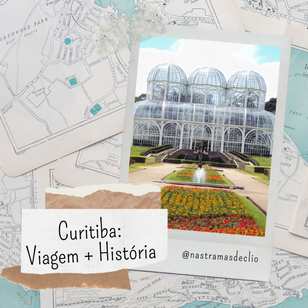 Post do Instagram com o título da postagem: Curitiba, História + Viagem.